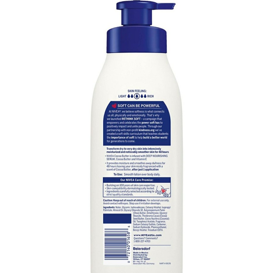 Beauty * | Hot Sale Nivea Cocoa Butter Body Lotion