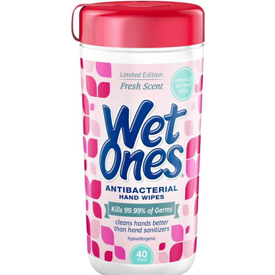 Beauty * | Discount Wet Ones Antibacterial Hand Wipes Fresh Scent Canister, 40 Ct.