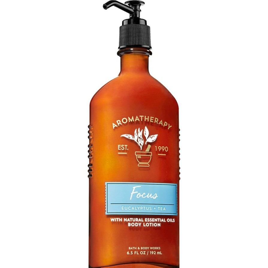 Beauty * | Best Reviews Of Bath & Body Works Aromatherapy Focus Eucalyptus And Tea Body Lotion