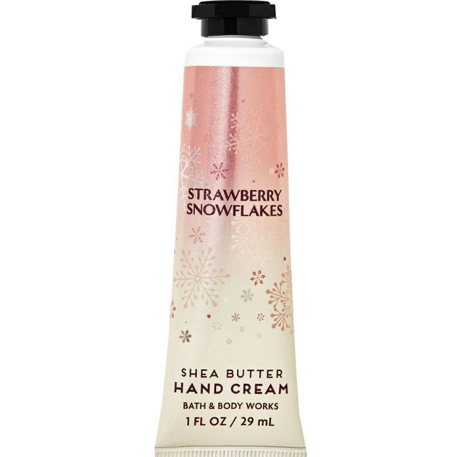 Beauty * | Top 10 Bath & Body Works Fall Faceted: Strawberry Snowflakes Hand Cream