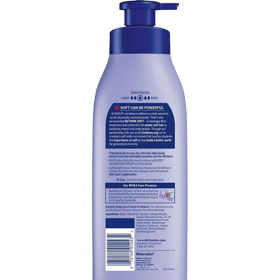 Beauty * | Best Pirce Nivea Smooth Daily Moisture Lotion 16.9 Oz.