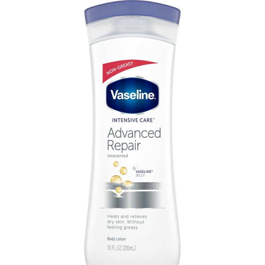 Beauty * | Deals Vaseline Advanced Repair Unscented Hand And Body Lotion