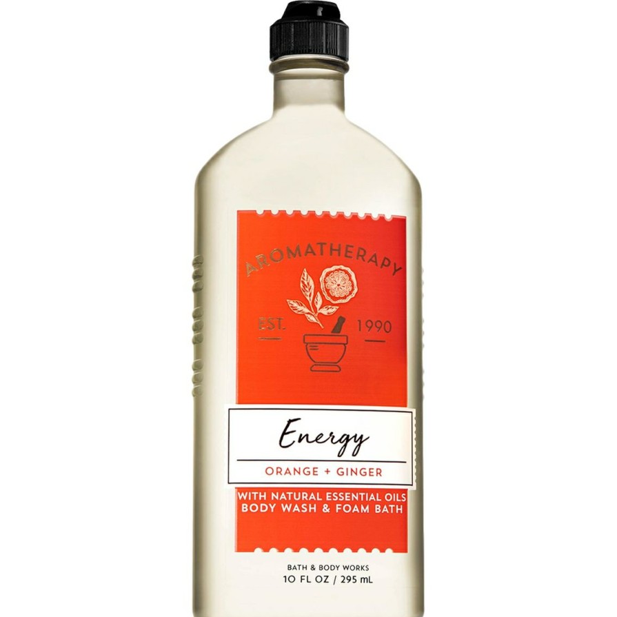 Beauty * | Top 10 Bath & Body Works Energy Orange And Ginger Nourishing Body Wash And Foam Bath