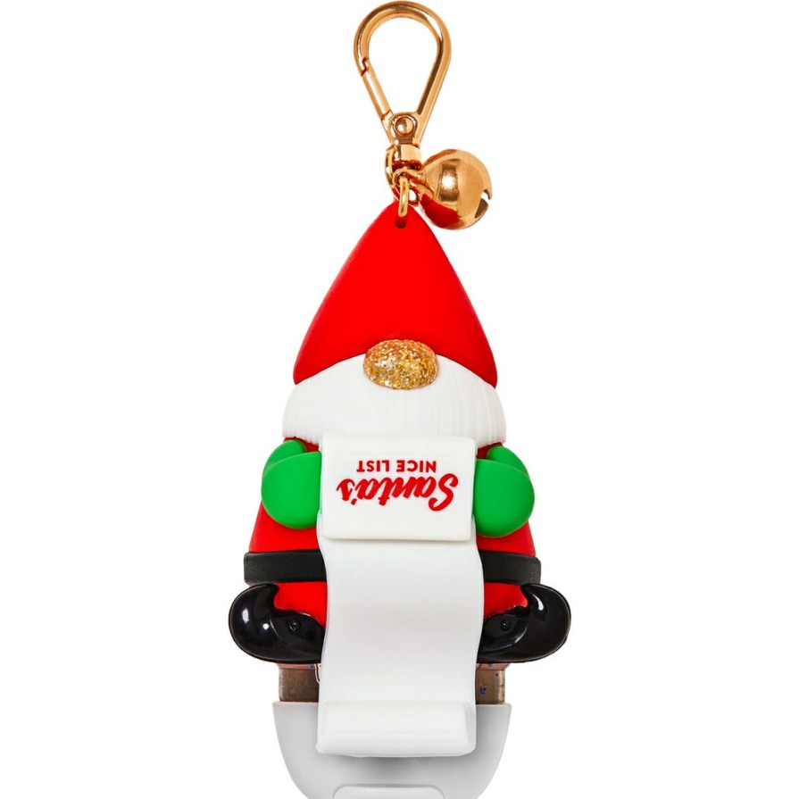 Beauty * | Discount Bath & Body Works Nice List Gnome Pocketbac Clip Hand Sanitizer