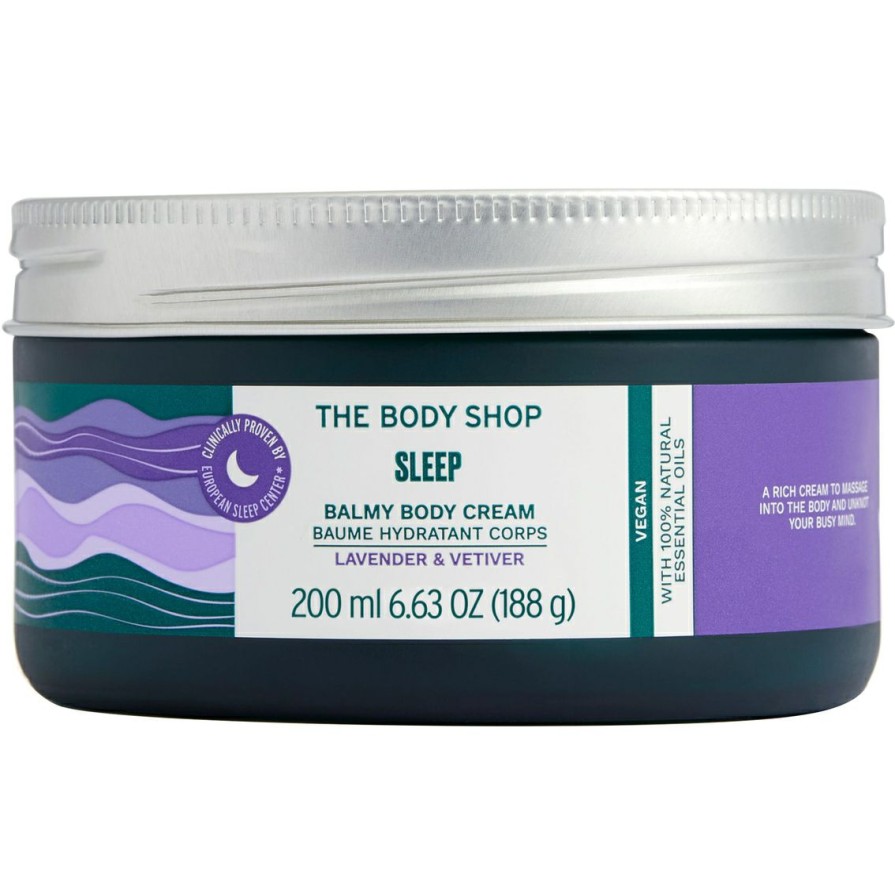 Beauty * | Best Reviews Of The Body Shop Lavender And Vetiver Sleep Balmy Body Cream 6.7 Oz.