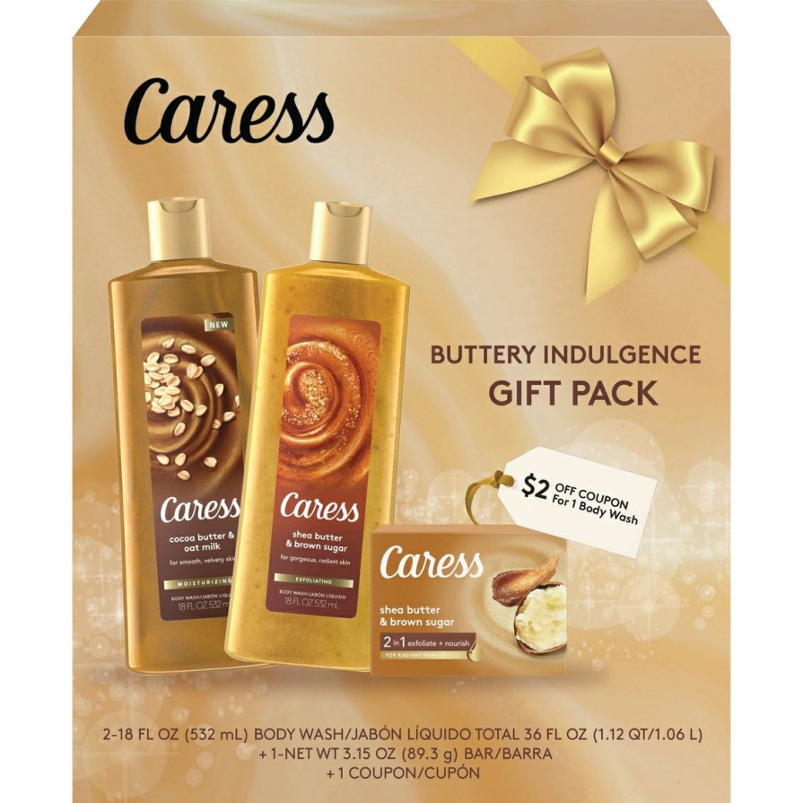 Beauty * | Best Sale Caress Buttery Indulgence Gift Pack