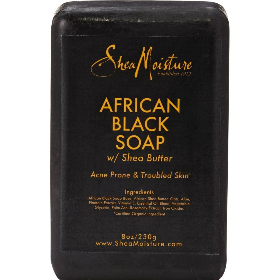 Beauty * | Cheapest Sheamoisture African Black Bar Soap