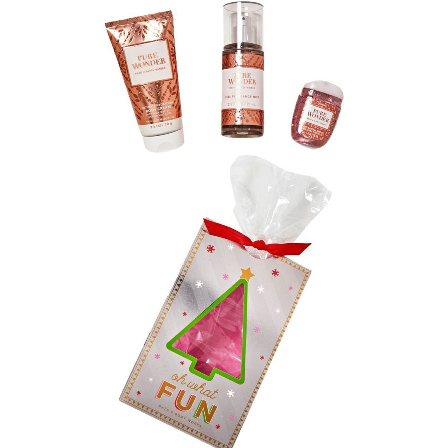 Beauty * | Best Deal Bath & Body Works Gft: Mini Cello Giftset, Pure Wonder