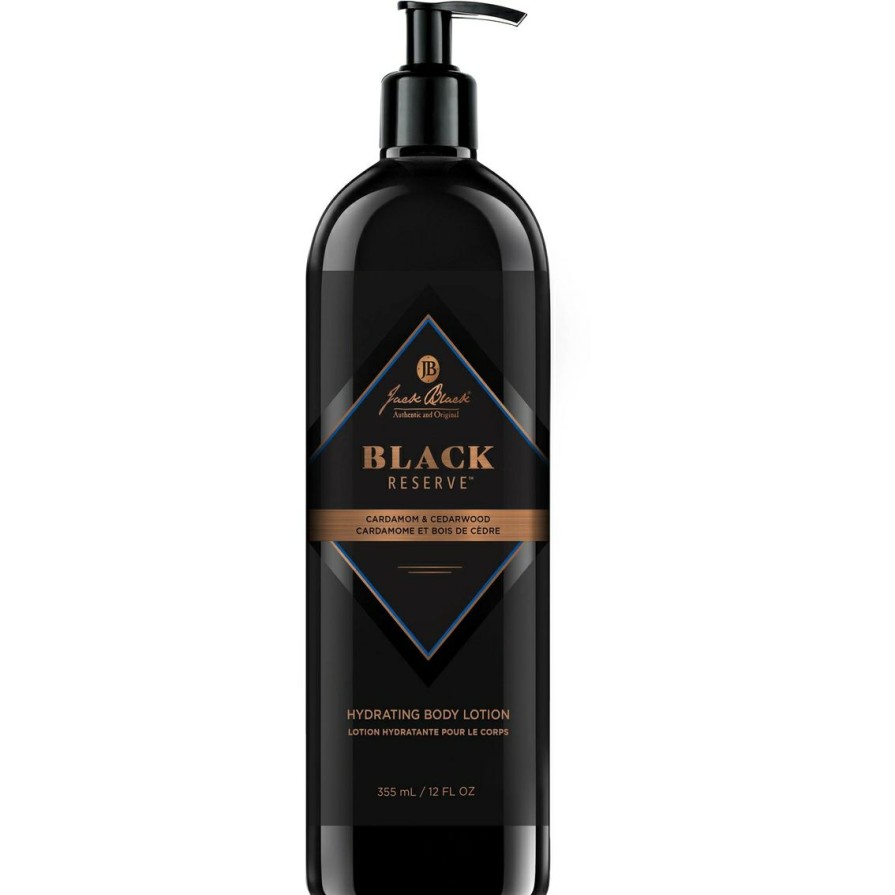 Beauty * | Coupon Jack Black Black Reserve Cardamom And Cedarwood Hydrating Body Lotion 12 Oz.