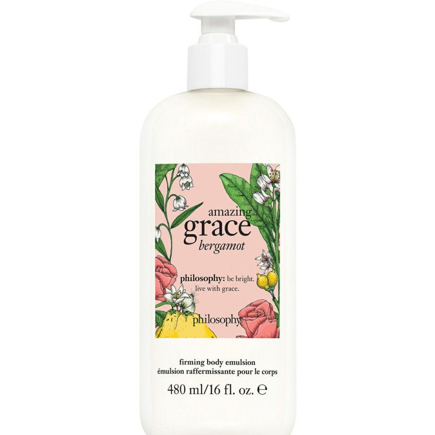 Beauty * | Cheapest Philosophy Amazing Grace Bergamot Firming Body Emulsion 16 Oz.