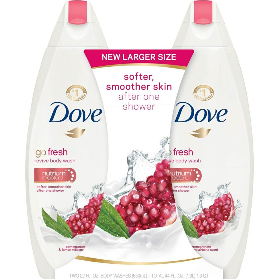 Beauty * | Promo Dove Go Fresh Revive Body Wash, Pomegranate And Lemon Verbana 2 Pk.