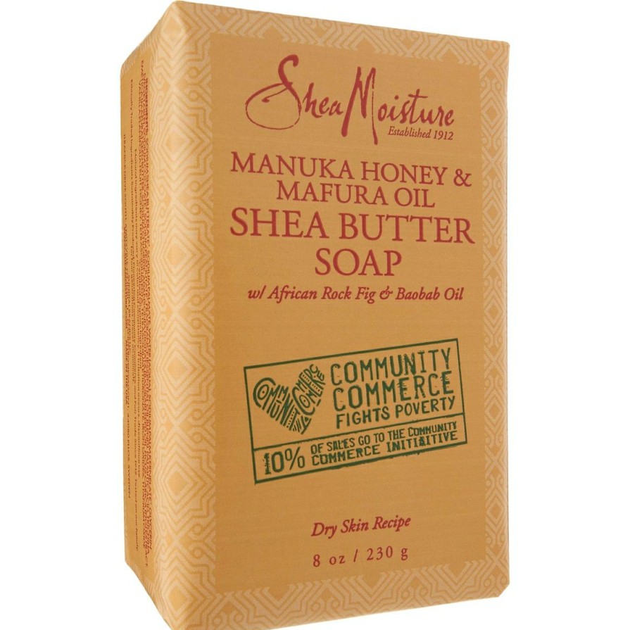 Beauty * | Cheap Sheamoisture Manuka Honey And Mafura Oil Shea Butter Soap