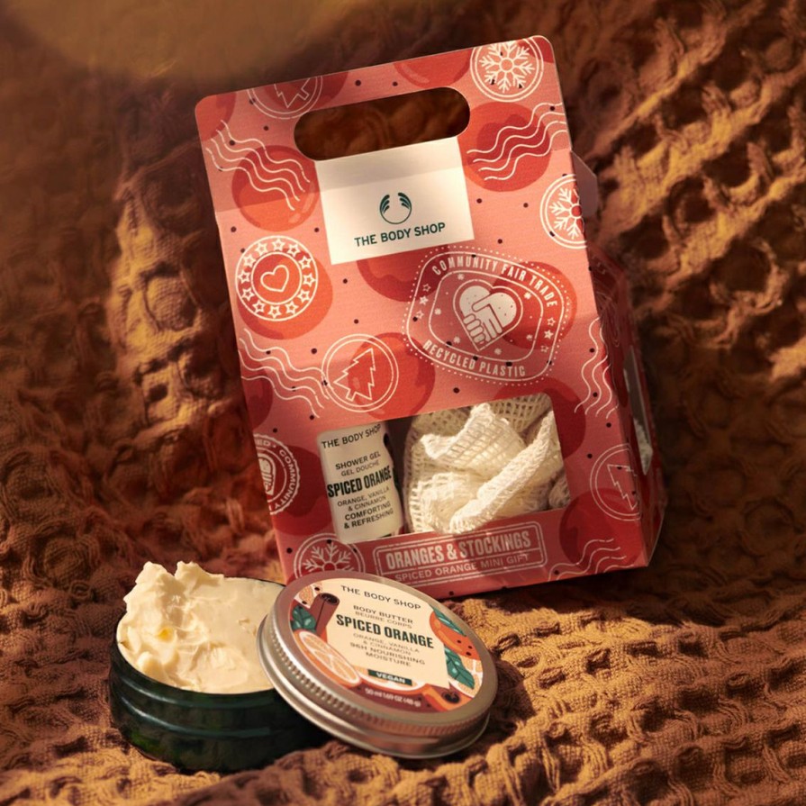 Beauty * | Best Sale The Body Shop Oranges And Stockings Mini 3 Pc. Gift Set