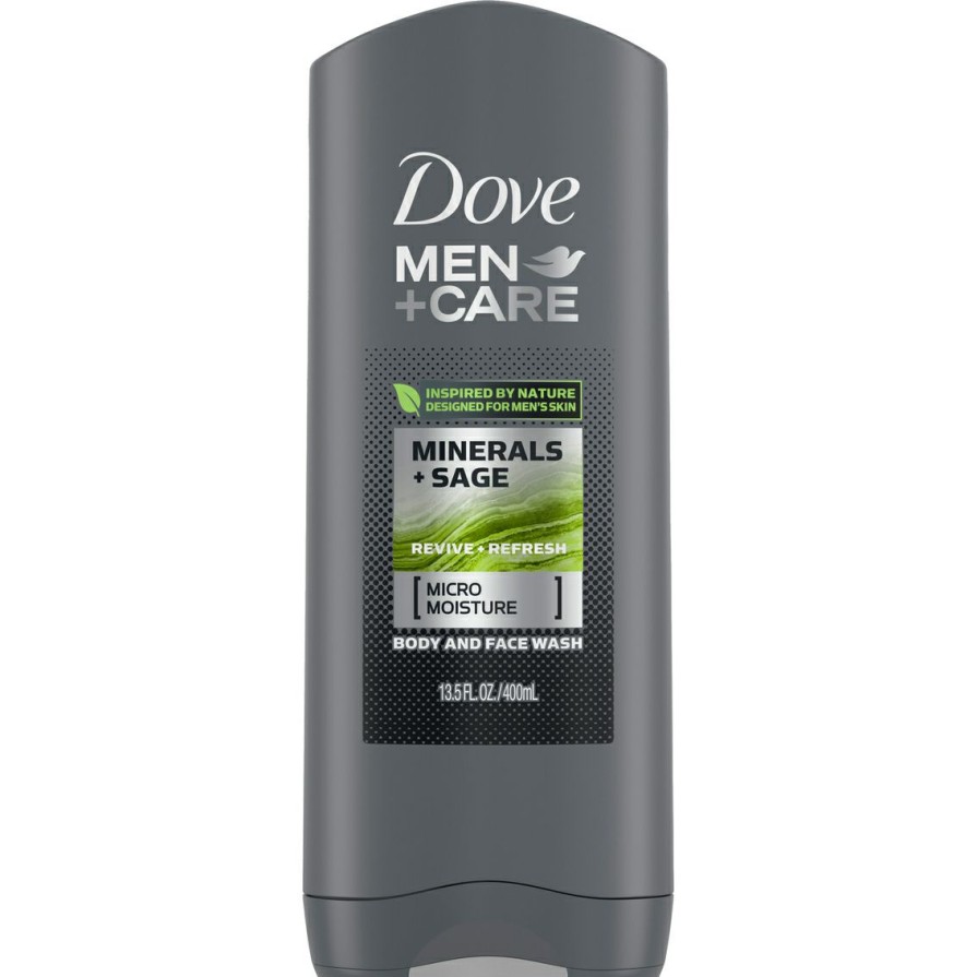 Beauty * | Flash Sale Dove Men + Care Elements Minerals And Sage Body Wash 13.5 Oz.