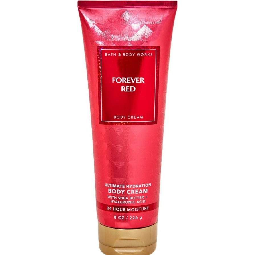 Beauty * | Flash Sale Bath & Body Works Holiday Faceted: Forever Red Body Cream