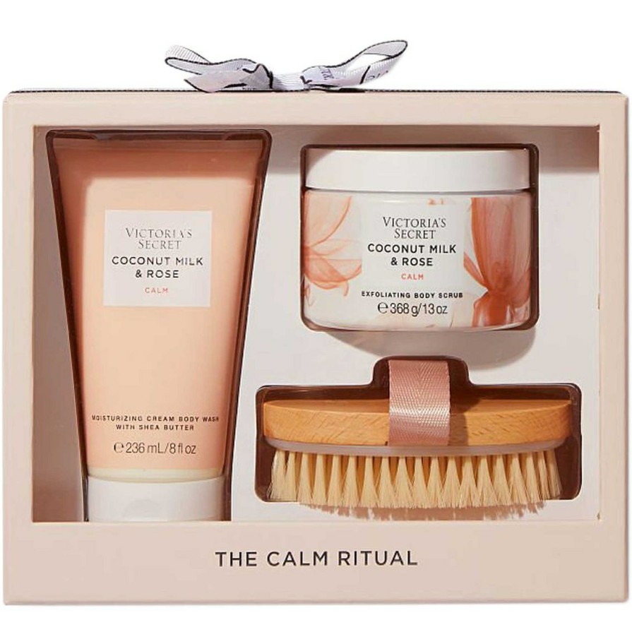 Beauty * | Best Sale Victoria'S Secret Coconut Milk & Rose Gift Set 3 Pc.