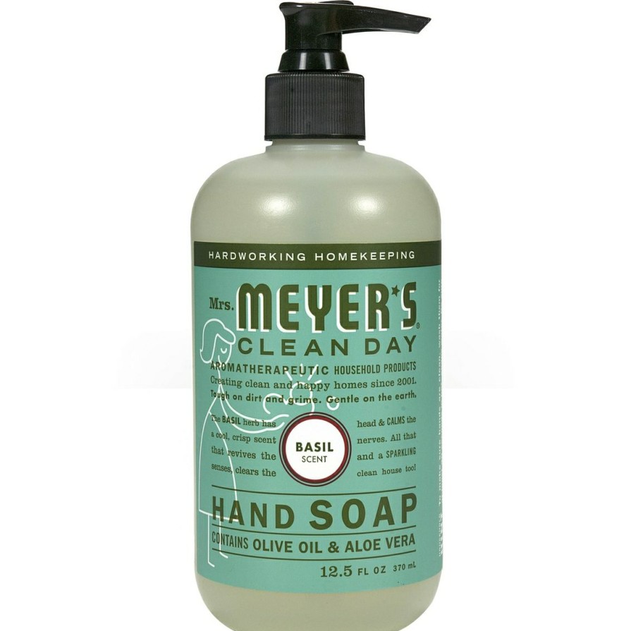 Beauty * | Deals Mrs. Meyer'S Clean Day Liquid Hand Soap, Basil Scent