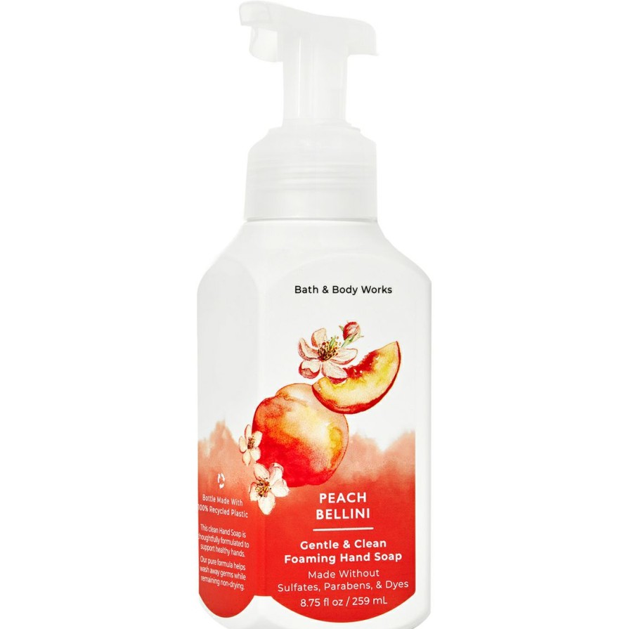 Beauty * | Discount Bath & Body Works Peach Bellini Gentle And Clean Foaming Soap