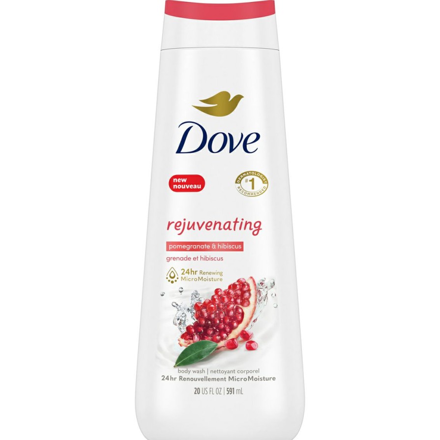 Beauty * | Best Sale Dove Go Fresh Revive Pomegranate And Lemon Verbena Body Wash 22 Oz.