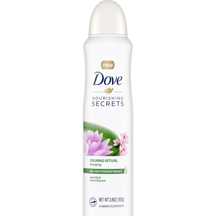 Beauty * | Coupon Dove Nourishing Secrets Dry Spray Antiperspirant Waterlily And Sakura Blossom