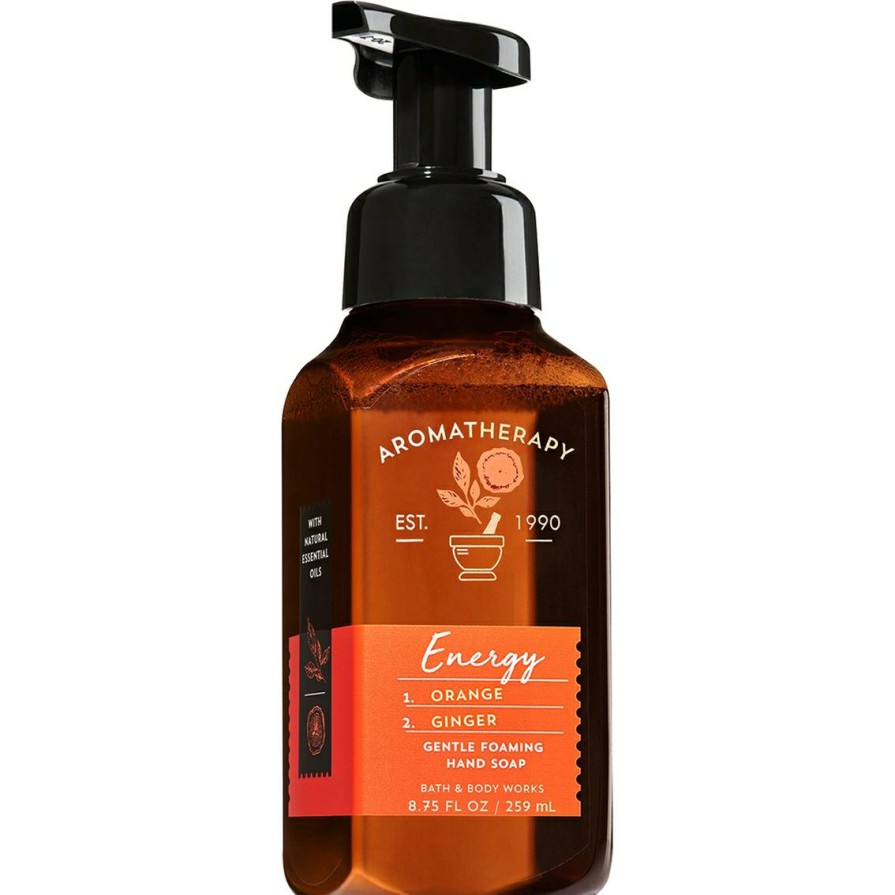 Beauty * | Buy Bath & Body Works Aromatherapy Energy Orange And Ginger Gentle Foaming Hand Soap