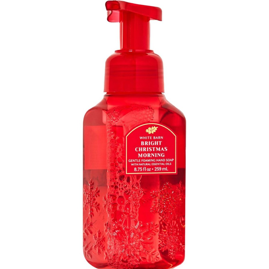 Beauty * | Best Pirce Bath & Body Works Snowflake Tooled: Bright Christmas Morning Foaming Soap