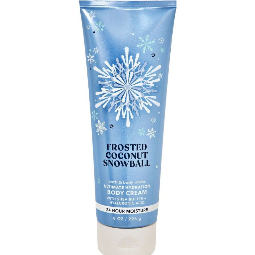 Beauty * | Cheap Bath & Body Works Snow Beautiful: Frosted Coconut Snowball Body Cream