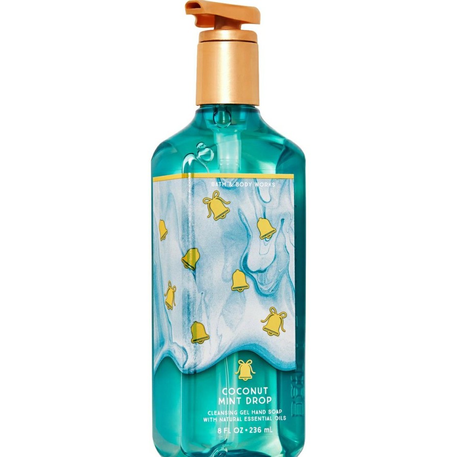 Beauty * | Buy Bath & Body Works Holiday Traditions Coconut Mint Drop Gel Soap