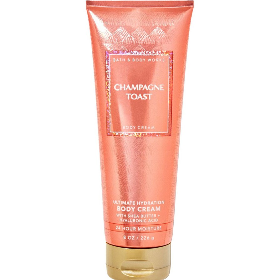 Beauty * | Budget Bath & Body Works Holiday Faceted Champagne Toast Body Cream