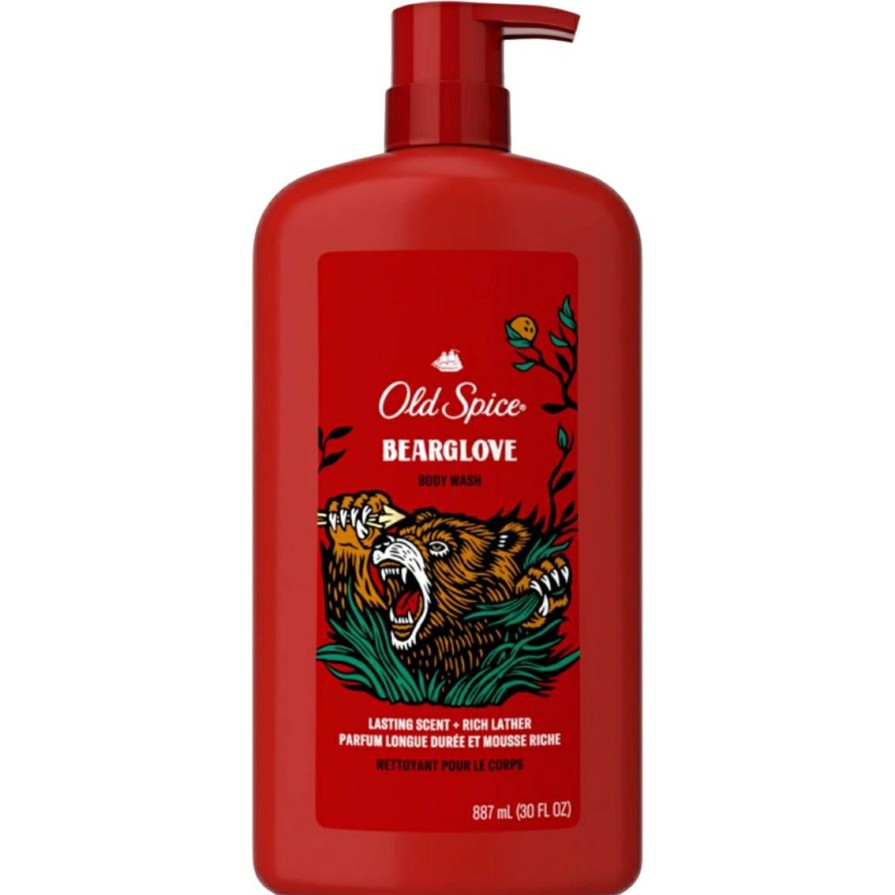 Beauty * | Best Deal Old Spice Wild Bearglove Body Wash 30 Oz.