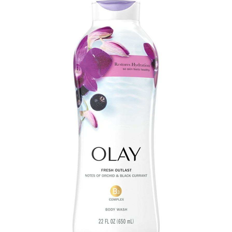 Beauty * | Flash Sale Olay Fresh Outlast Orchid And Black Currant Body Wash 22 Oz.