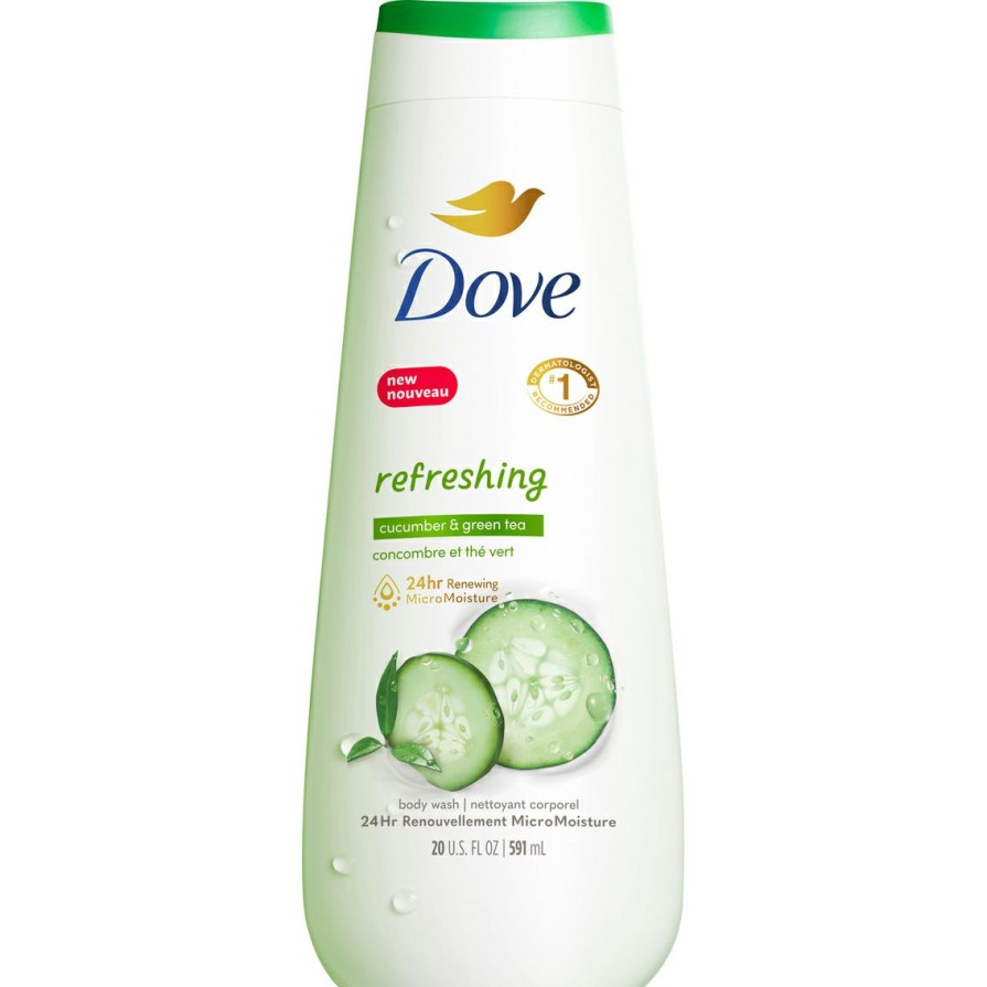 Beauty * | Deals Dove Body Wash Cucumber And Green Tea 20Oz