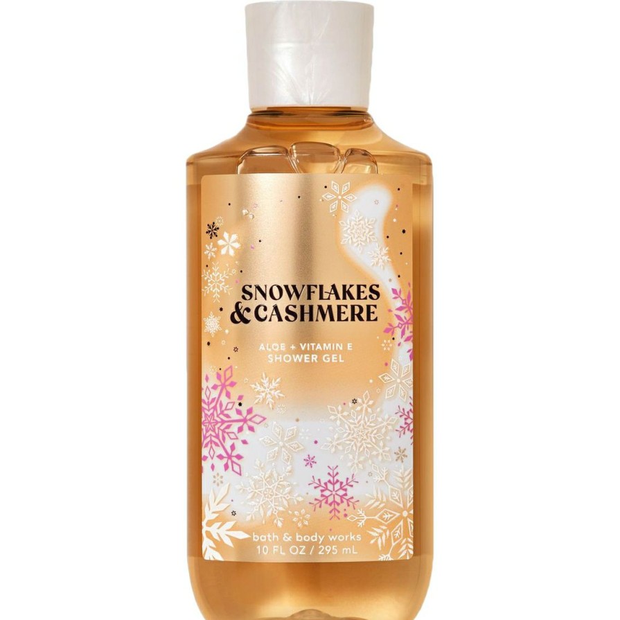 Beauty * | Best Sale Bath & Body Works Snow Beautiful: Snowflakes & Cashmere Shower Gel