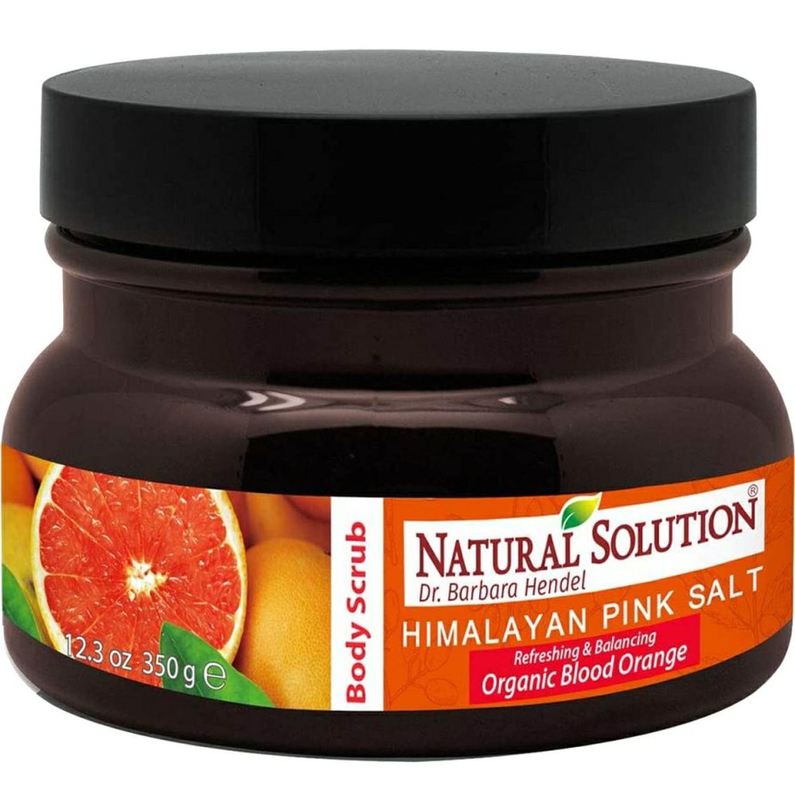 Beauty * | Best Pirce Natural Solution Himalayan Pink Salt Body Scrub With Organic Blood Orange 12.3 Oz.