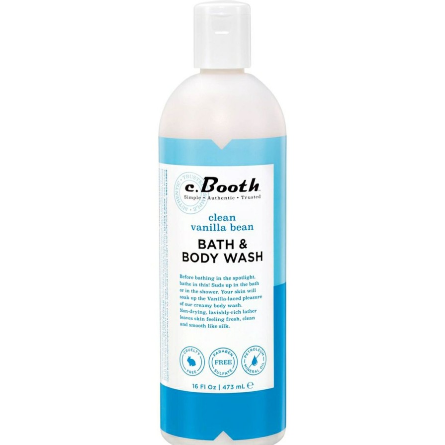 Beauty * | Discount Freeman Beauty C.Booth Clean Vanilla Bean Bath & Body Wash