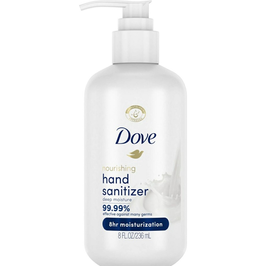 Beauty * | Budget Dove Deep Moisture Nourishing Hand Sanitizer, 8 Oz.