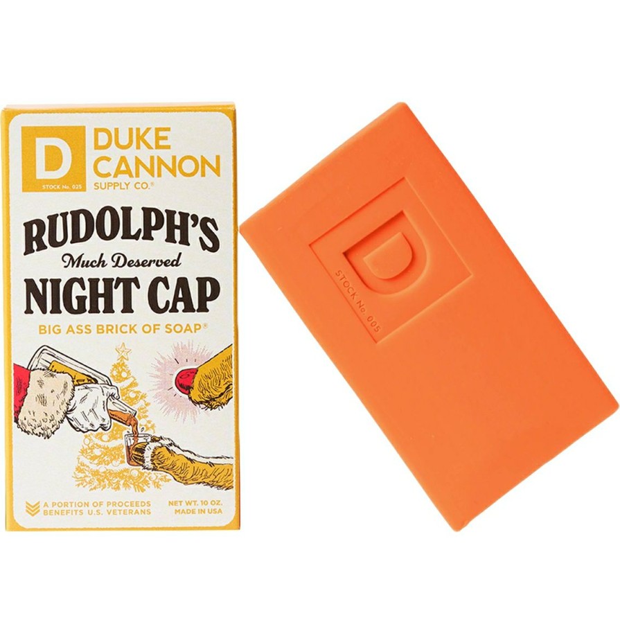 Men'S Shop * | Brand New Duke Cannon Big Ass Brick Of Soap, Rudolph'S Much Deserved Night Cap