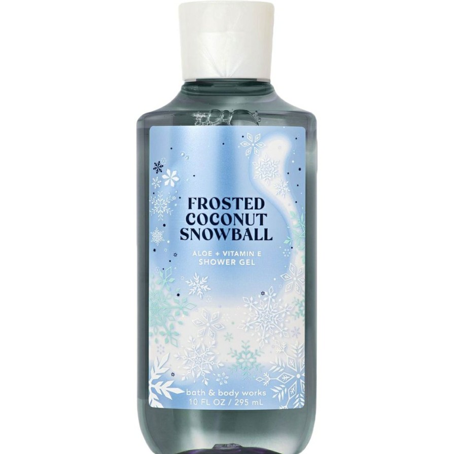 Beauty * | Flash Sale Bath & Body Works Snow Beautiful: Frosted Coconut Snowball Shower Gel