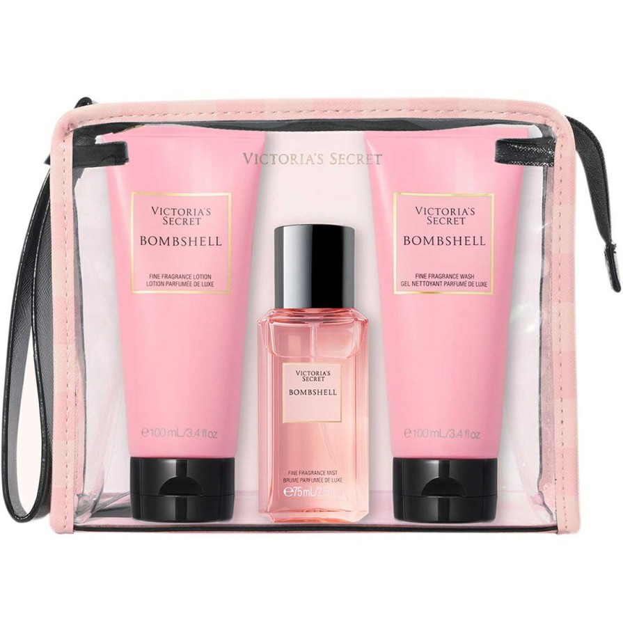 Beauty * | Top 10 Victoria'S Secret Bombshell Soft Shape 3 Pc. Gift Set