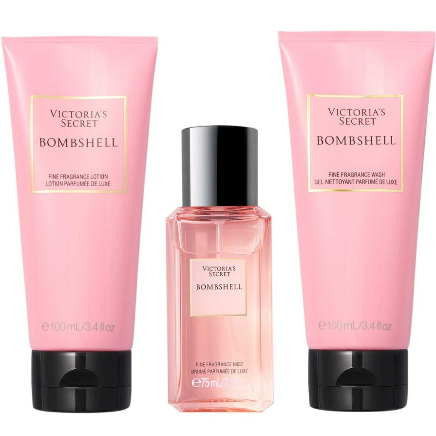 Beauty * | Top 10 Victoria'S Secret Bombshell Soft Shape 3 Pc. Gift Set