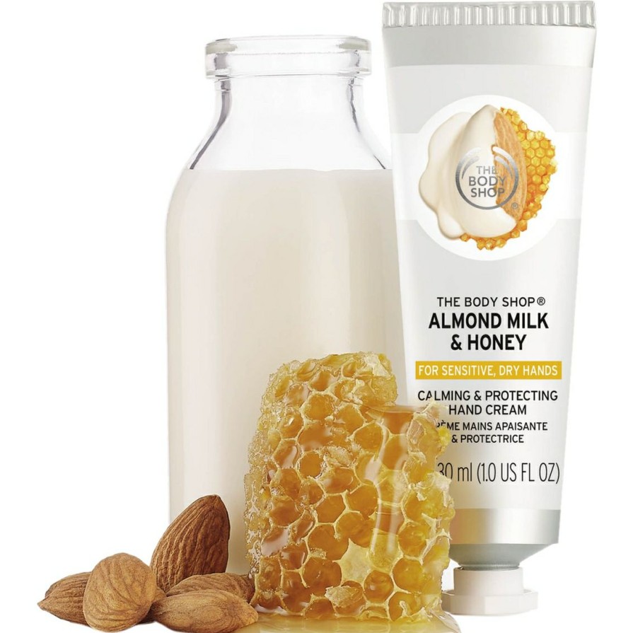 Beauty * | Promo The Body Shop Almond Milk And Honey Hand Cream