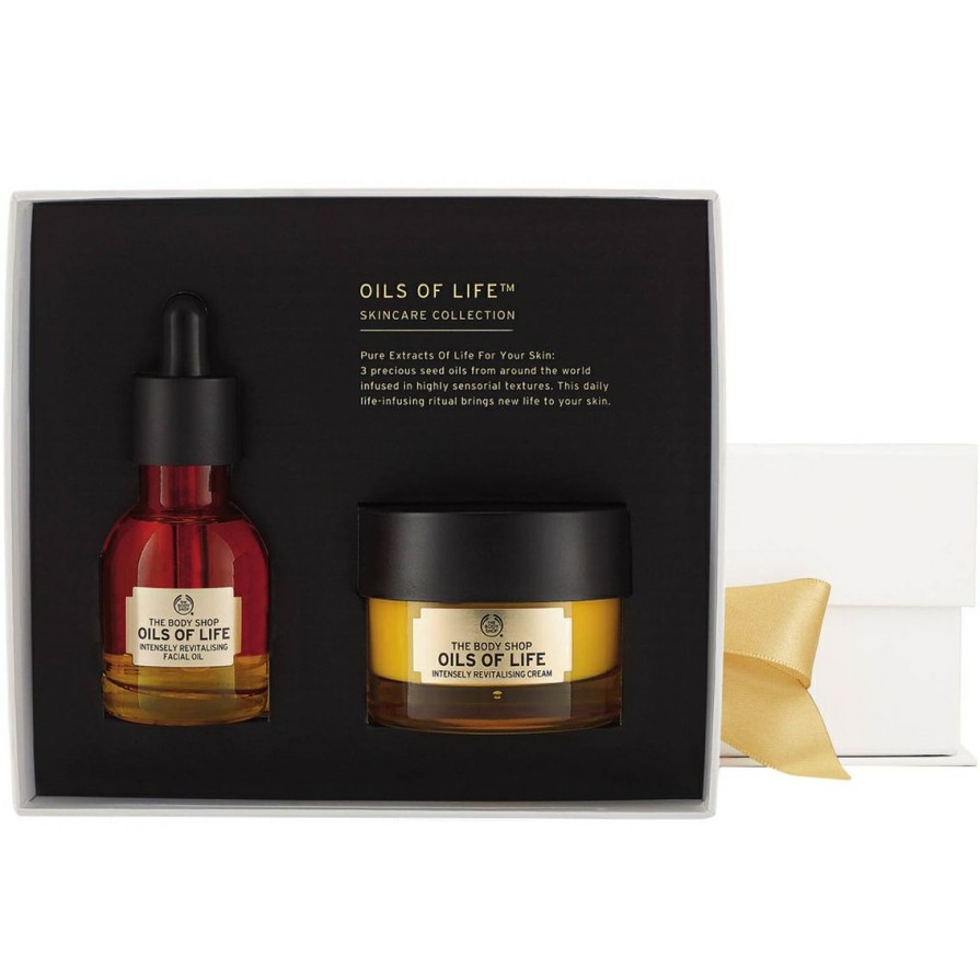 Beauty * | Outlet The Body Shop Oils Of Life Intensely Revitalizing Duo Gift Set