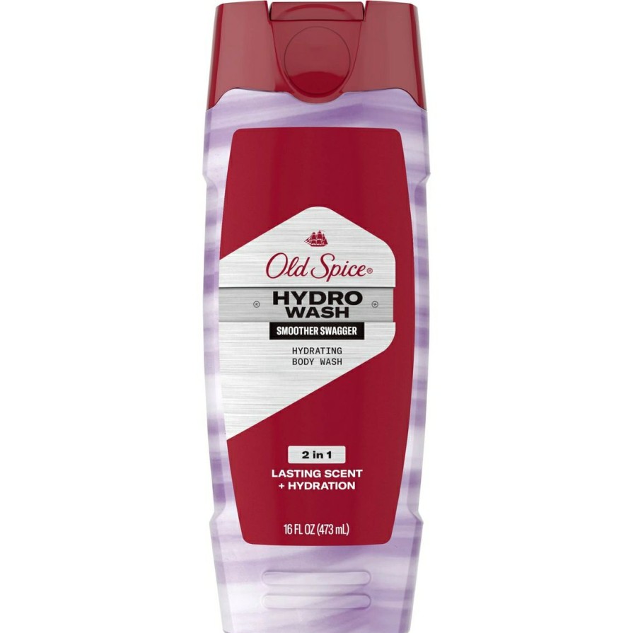 Beauty * | Hot Sale Old Spice Smoother Swagger Hydrating Body Wash, 16 Oz.