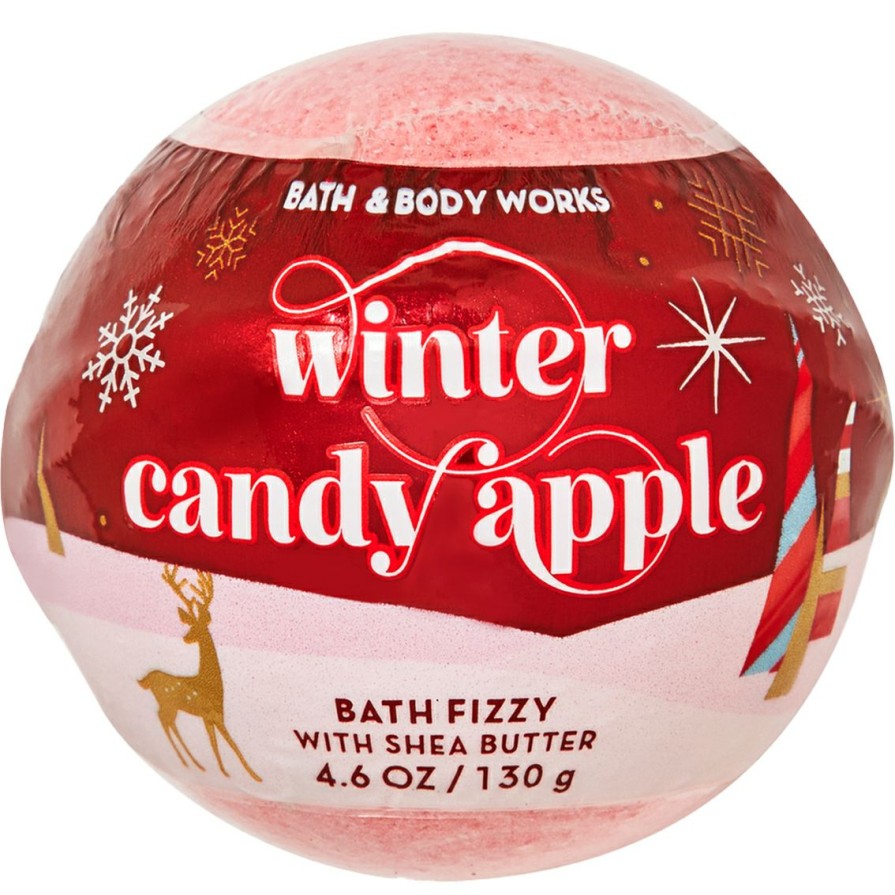 Beauty * | Top 10 Bath & Body Works Holiday Traditions Bath Fizzy Winter Candy Apple