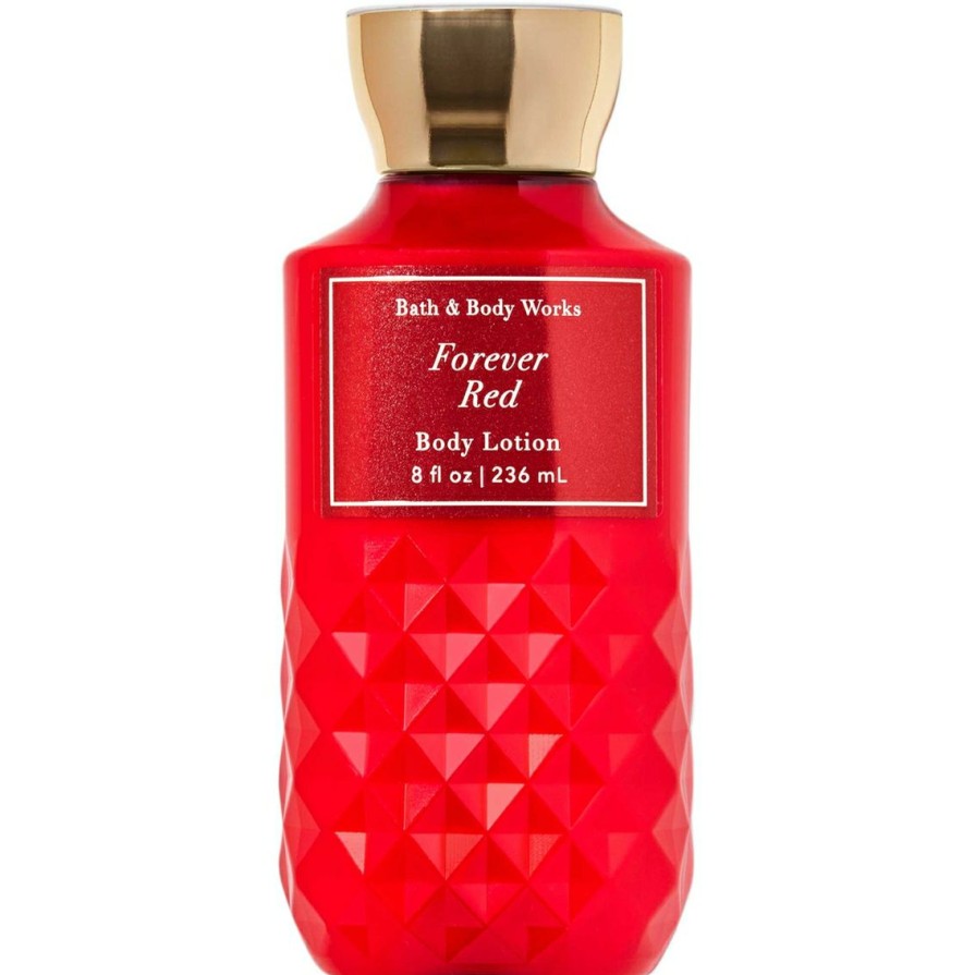 Beauty * | Coupon Bath & Body Works Holiday Faceted Body Lotion Forever Red 8 Oz.