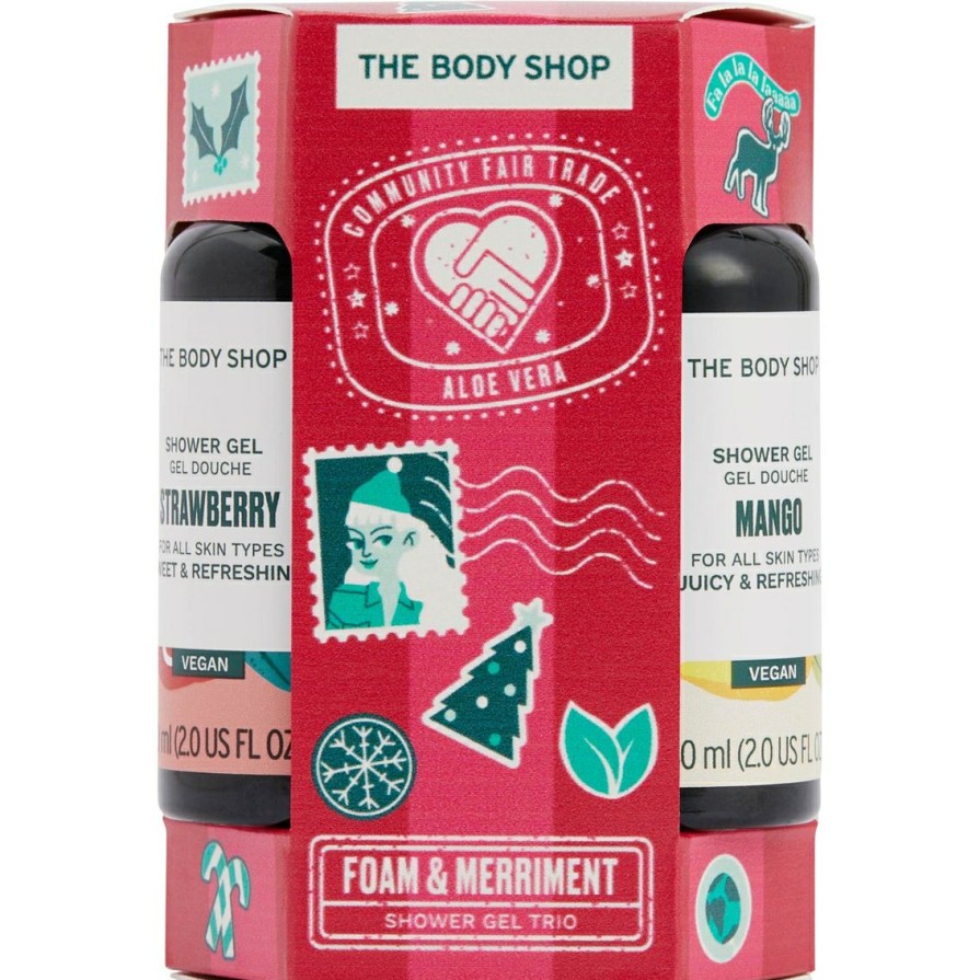 Beauty * | Buy The Body Shop Foam & Merriment Shower Gel Trio Gift