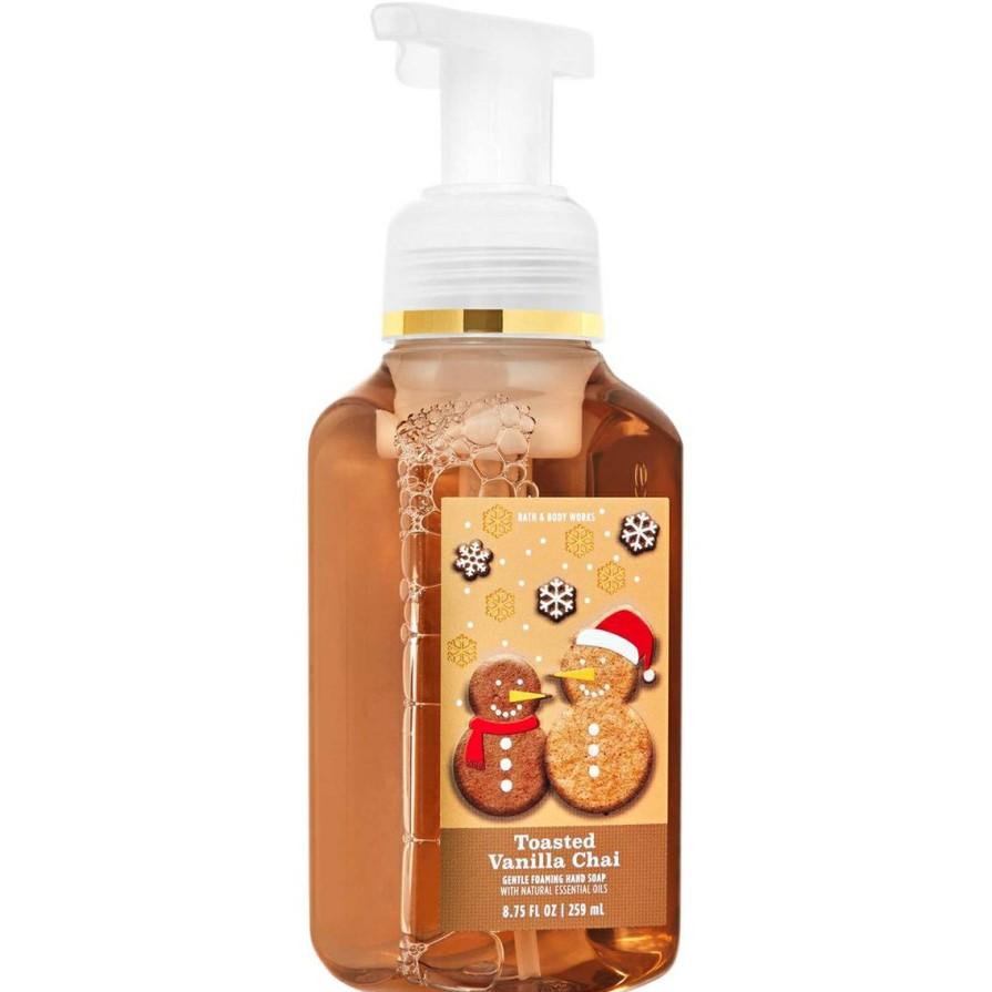 Beauty * | Best Deal Bath & Body Works Night Before Christmas Toasted Vanilla Chai Foaming Soap