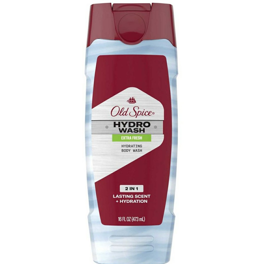 Beauty * | Deals Old Spice Hardest Working Collection Extra Fresh Hydro Wash Body Wash 16 Oz.