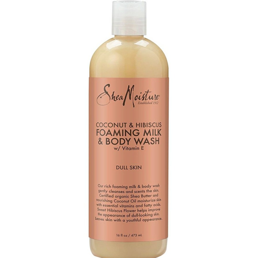 Beauty * | Cheap Sheamoisture Coconut And Hibiscus Foaming Milk And Body Wash, 13 Oz.