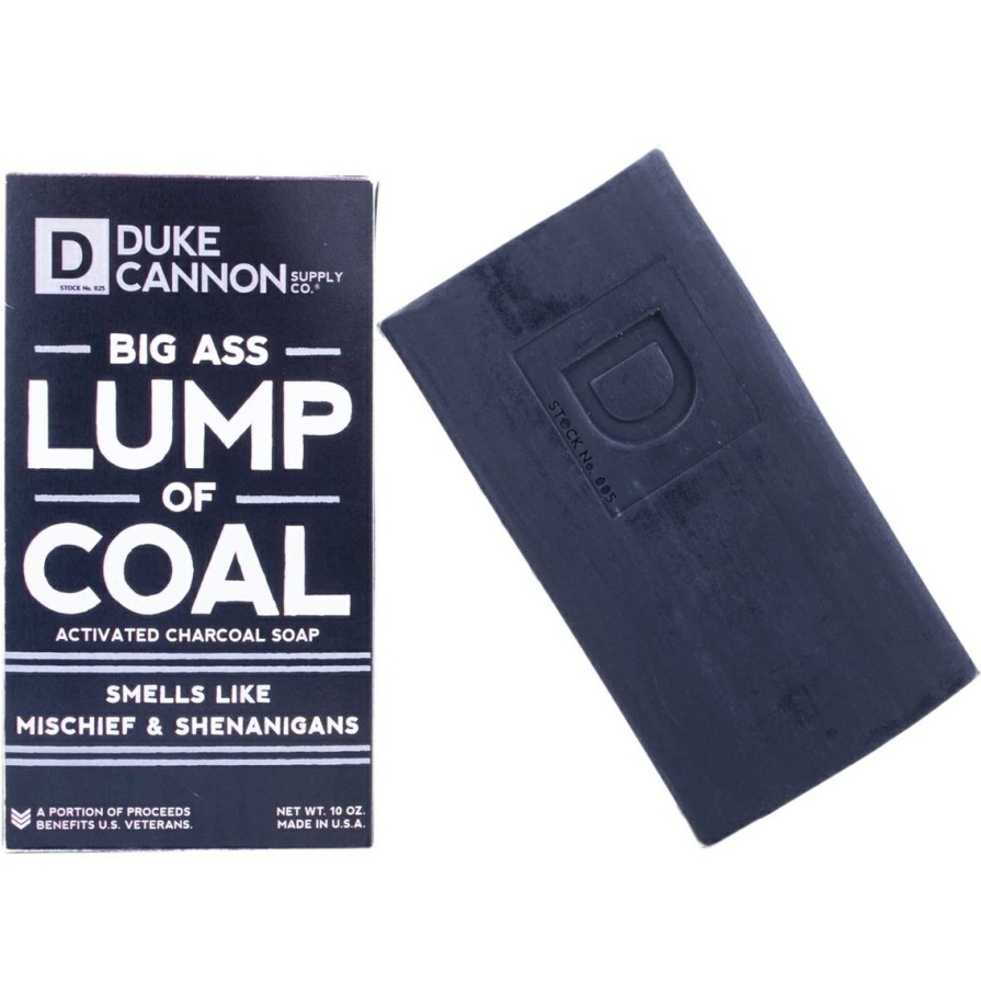 Beauty * | Hot Sale Duke Cannon Big Ass Lump Of Coal Activated Charcoal Soap